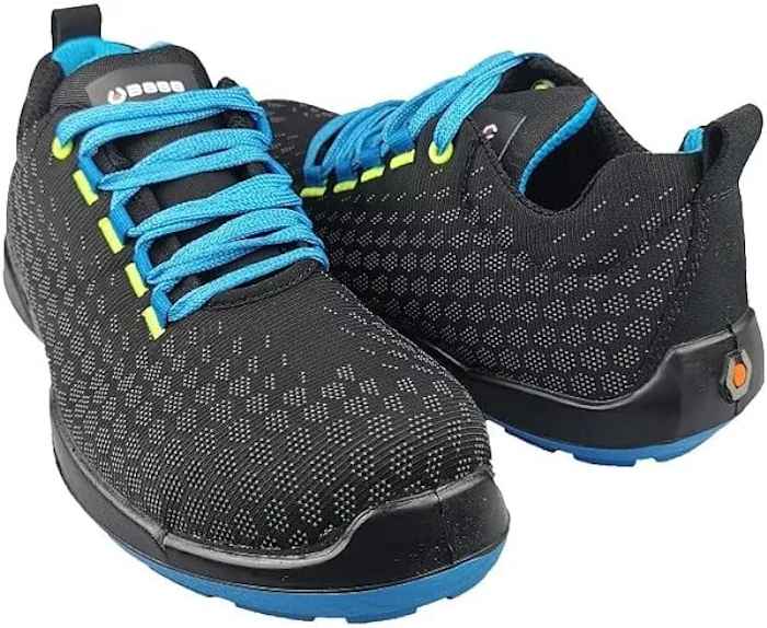 BASE Marathon Safety Shoes S3 SRC Water-Resistant Front & Rear View